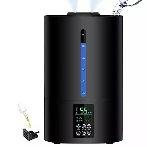 6L Humidifier for Bedrooms and Large Rooms